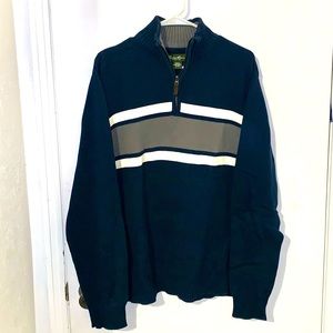 🌹 Eddie Bauer Men’s Quarter Zip Up Sweater